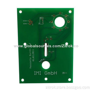 Green Solder Mask FR4 1oz Copper Thickness 2-layer PCB with UL, RoHS and SGS MarksNew